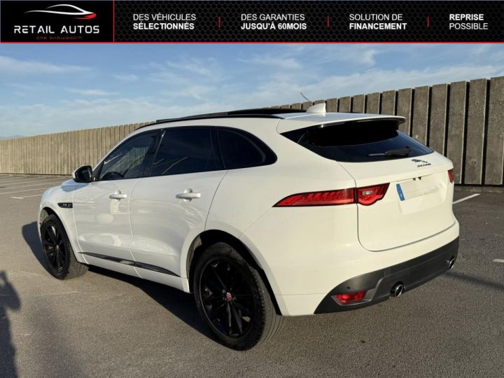 Jaguar F-Pace F.PACE V6 3.0D 300ch R-Sport 4x4 BVA8 Blanc métallisé - 3