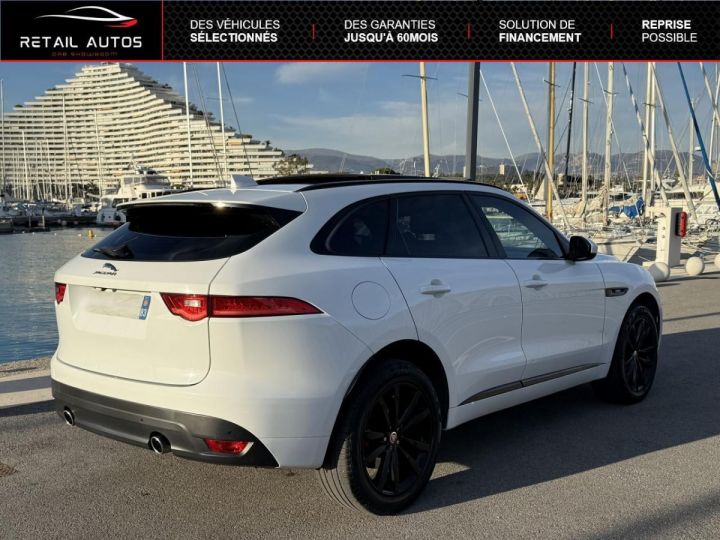 Jaguar F-Pace F.PACE V6 3.0D 300ch R-Sport 4x4 BVA8 Blanc métallisé - 4