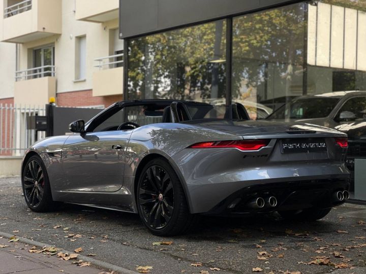 Jaguar F-Type CABRIOLET 5.0 V8 450CH R-DYNAMIC BLACK AWD BVA8 Gris - 9