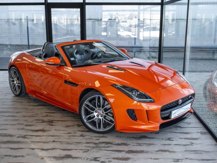 Jaguar F-Type CABRIOLET 5.0 V8 550CH R BVA8 Orange - 10