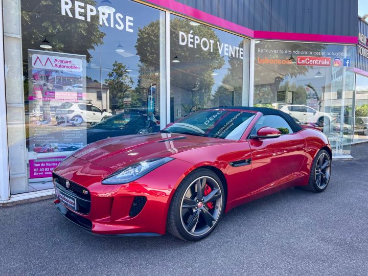 Jaguar F-Type CABRIOLET V6 S 3.0 380 Suralimente A ROUGE FONCE - 2