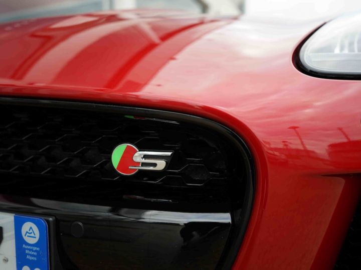 Jaguar F-Type Cabriolet V8 S 495 Ch - 920 €/mois - Caméra, Meridian Surround 770 W, Sièges Chauffants, Accès Sans Clé, ... - Etat EXCEPTIONNEL - Gar. 12 Mois Italian Racing Red Métallisé - 9