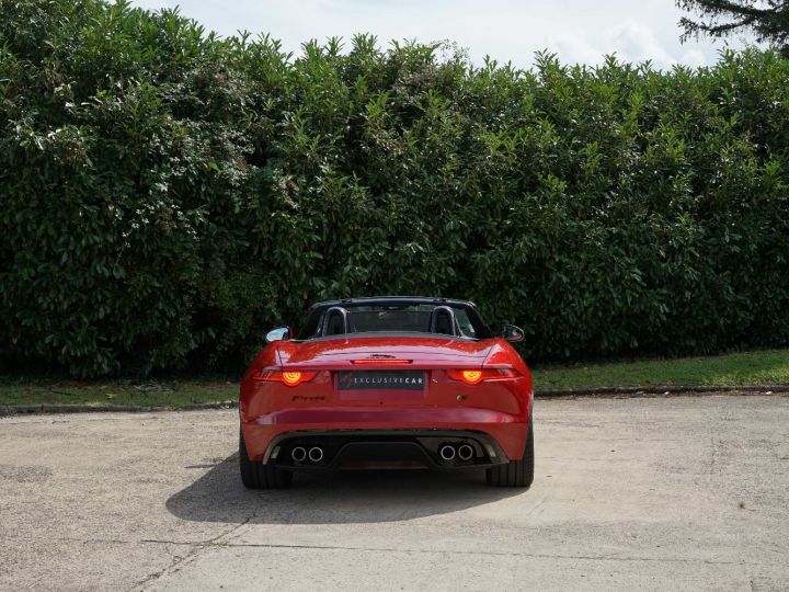 Jaguar F-Type Cabriolet V8 S 495 Ch - 920 €/mois - Caméra, Meridian Surround 770 W, Sièges Chauffants, Accès Sans Clé, ... - Etat EXCEPTIONNEL - Gar. 12 Mois Italian Racing Red Métallisé - 8