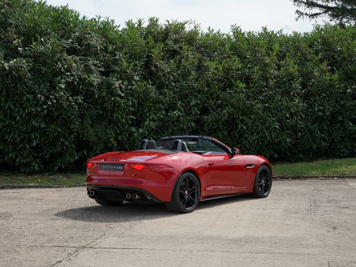 Jaguar F-Type Cabriolet V8 S 495 Ch - 920 €/mois - Caméra, Meridian Surround 770 W, Sièges Chauffants, Accès Sans Clé, ... - Etat EXCEPTIONNEL - Gar. 12 Mois Italian Racing Red Métallisé - 9