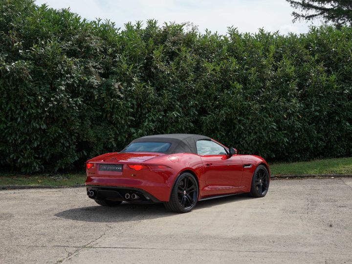 Jaguar F-Type Cabriolet V8 S 495 Ch - 920 €/mois - Caméra, Meridian Surround 770 W, Sièges Chauffants, Accès Sans Clé, ... - Etat EXCEPTIONNEL - Gar. 12 Mois Italian Racing Red Métallisé - 10