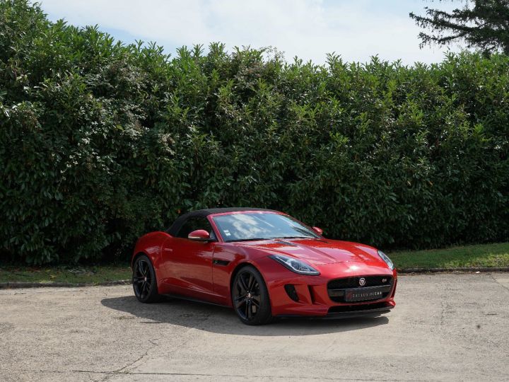 Jaguar F-Type Cabriolet V8 S 495 Ch - 920 €/mois - Caméra, Meridian Surround 770 W, Sièges Chauffants, Accès Sans Clé, ... - Etat EXCEPTIONNEL - Gar. 12 Mois Italian Racing Red Métallisé - 14