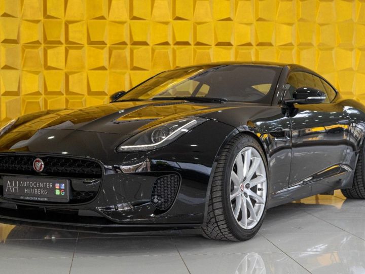 Jaguar F-Type COUPE 3.0 340ch *ECHAPPEMENT SPORT*CAMERA*PDC*SPOILER*GARANTIE 12 MOIS Noir - 1