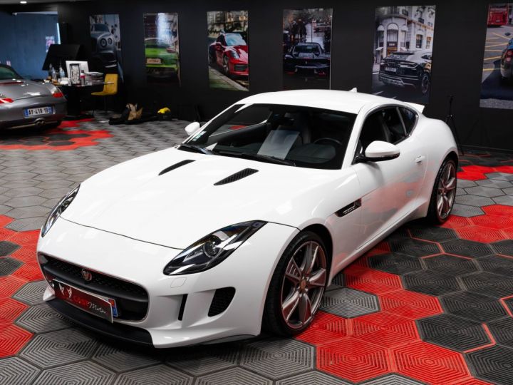 Jaguar F-Type Coupe 3.0 V6 340ch BVA8 23cv BLANC - 28