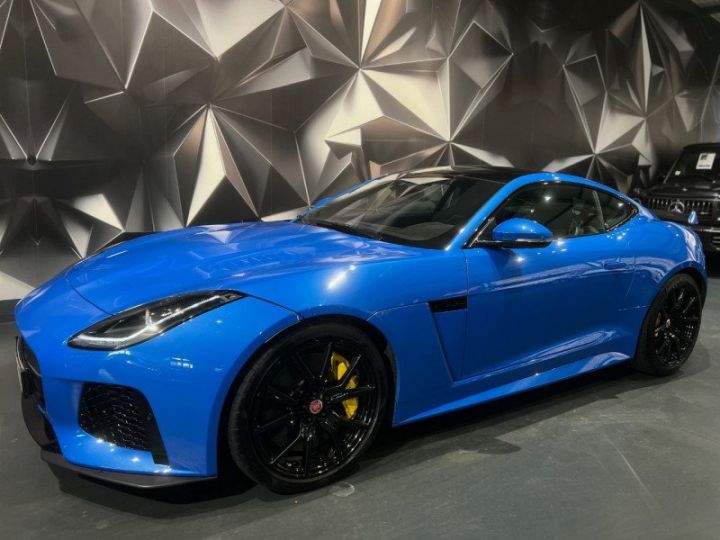 Jaguar F-Type COUPE 5.0 V8 575CH SVR AWD BVA8 Bleu C - 1