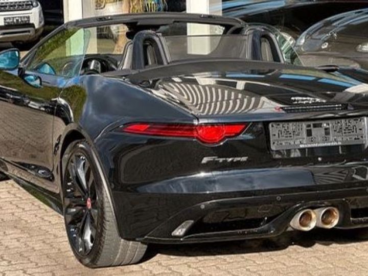 Jaguar F-Type Jaguar F-Type Cabriolet R-Dynamic Black Pack Noir V6 3.0L S 381 Cuir Noir Son Meridian Caméra Garantie 12 mois Prémium Noire - 8