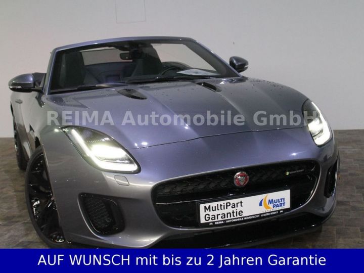 Jaguar F-Type V6 3.0L 340 R-Dynamic, Système d'échappement actif (Sport) avec commande de clapet, Son Méridian, Garantie 12 mois Prémium Grise - 7