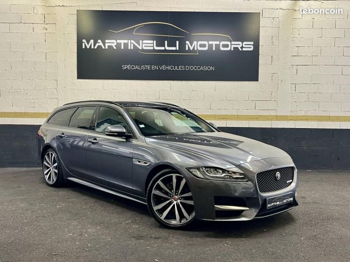 Jaguar XF Estate II 2.0D 240ch R-Sport AWD BVA Gris - 7