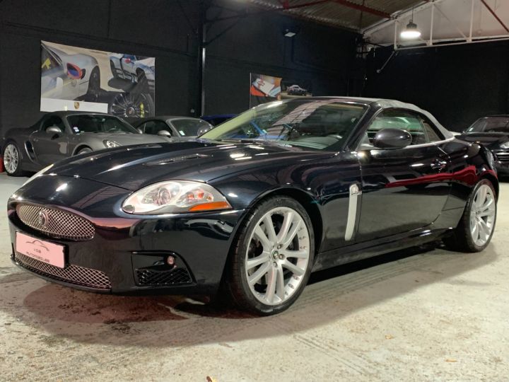 Jaguar XKR JAGUAR XKR CABRIOLET V8 SUPERCHARGED 4.2 416CV /67500 KMS / TRIPLE BLACK / SUPERBE /20 Noir - 1