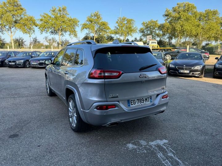 Jeep Cherokee 2.2 multijet 200 ch overland active drive bva s-s toit pano- ouvrant- siege chauffand -siege climatise -camera Gris - 4