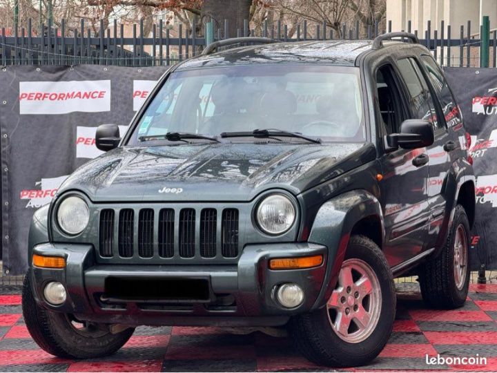 Jeep Cherokee 2.5 CRD 4X4 143CV année 05-2003 311.000KM à 2990euro Vert - 1