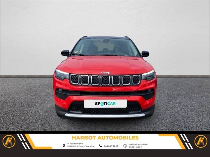 Jeep Compass ii 1.3 phev t4 190 ch 4xe eawd limited Colorado Red avec toit noir - 2