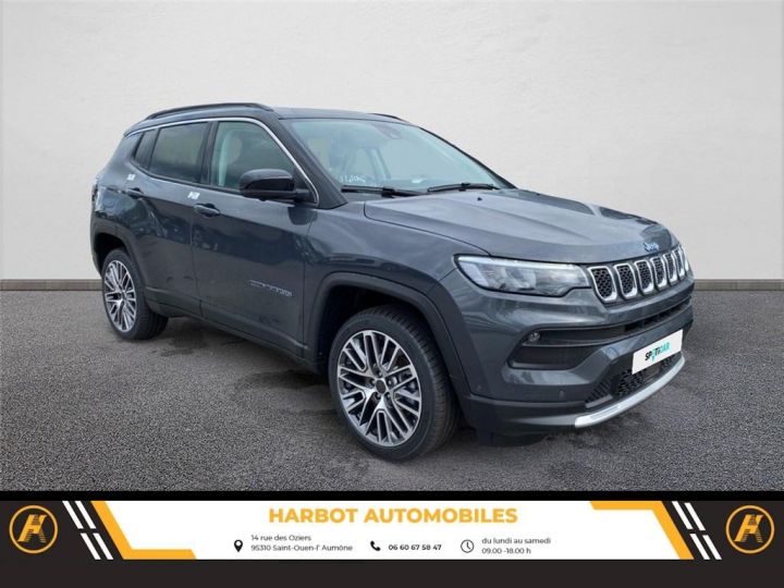 Jeep Compass ii 1.3 phev t4 240 ch 4xe eawd limited Graphite Gray avec toit noir - 3