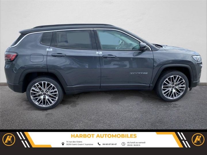 Jeep Compass ii 1.3 phev t4 240 ch 4xe eawd limited Graphite Gray avec toit noir - 4