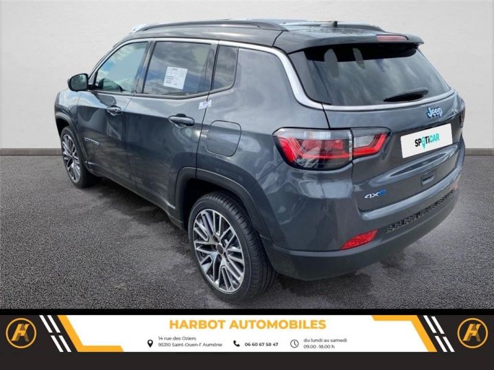 Jeep Compass ii 1.3 phev t4 240 ch 4xe eawd limited Graphite Gray avec toit noir - 7