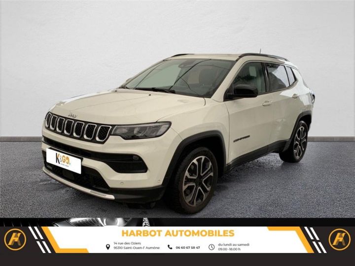 Jeep Compass ii 1.5 turbo t4 130 ch e-hybrid bvr7 limited Blanc, BLANC - 1