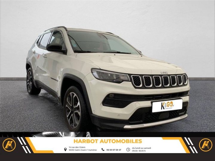 Jeep Compass ii 1.5 turbo t4 130 ch e-hybrid bvr7 limited Blanc, BLANC - 3