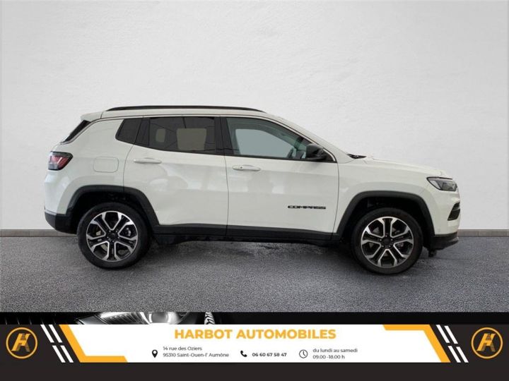 Jeep Compass ii 1.5 turbo t4 130 ch e-hybrid bvr7 limited Blanc, BLANC - 4