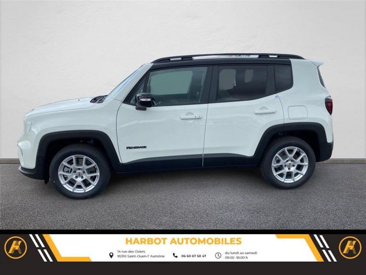 Jeep Renegade 1.3 turbo t4 190 ch phev bva6 4xe eawd limited Alpine White avec toit noir - 4