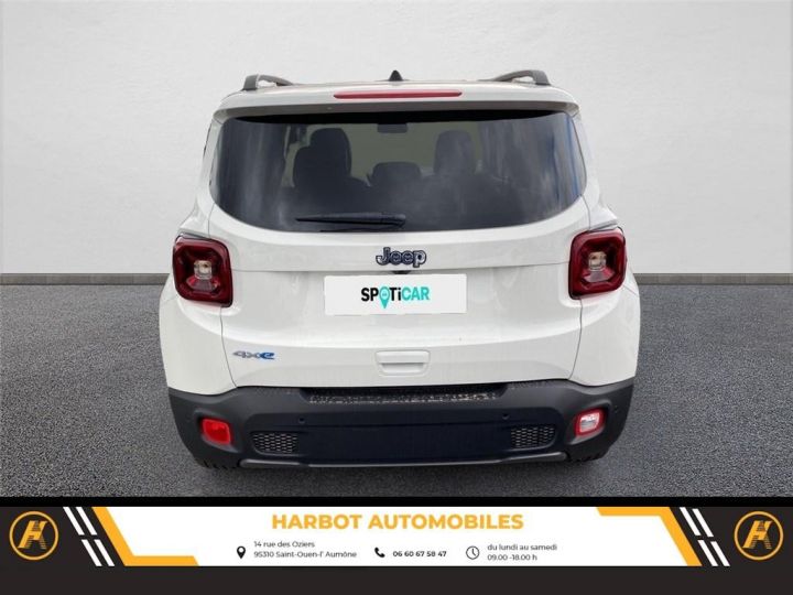 Jeep Renegade 1.3 turbo t4 190 ch phev bva6 4xe eawd limited Alpine White avec toit noir - 5