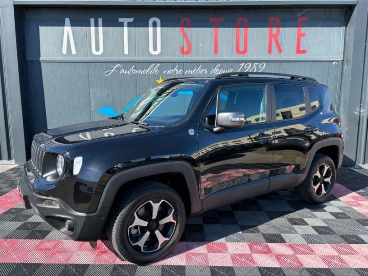 Jeep Renegade 1.3 TURBO T4 240 CH 4XE TRAILHAWK AT6 Solid Black - 1