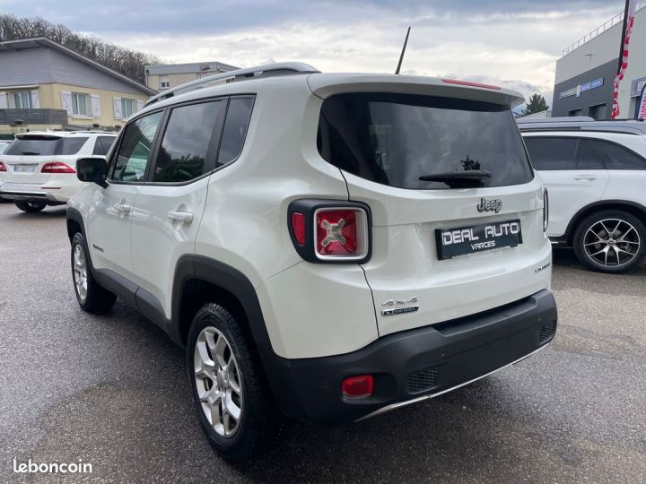 Jeep Renegade 2.0 MultiJet S&S 140ch Limited 4x4 BVA Blanc - 3