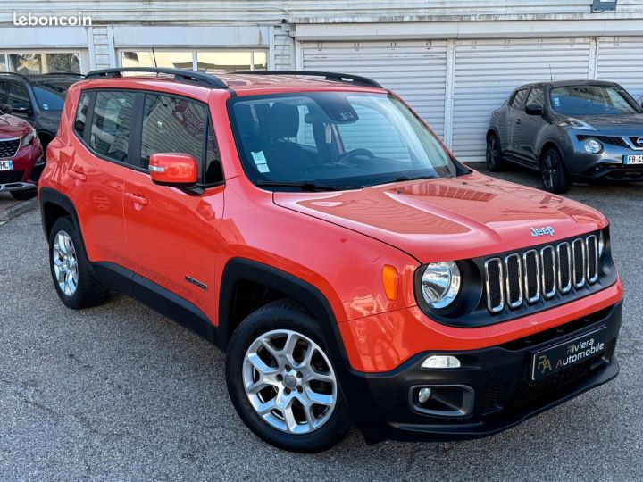 Jeep Renegade Longitude 1.6 JTD 120 Cv Multijet 2WD Jantes Aluminium-Gps-Aide Au Stationnement Orange - 2