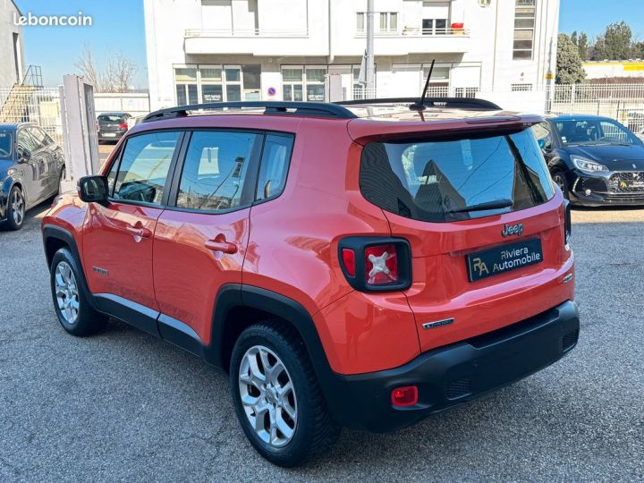 Jeep Renegade Longitude 1.6 JTD 120 Cv Multijet 2WD Jantes Aluminium-Gps-Aide Au Stationnement Orange - 3