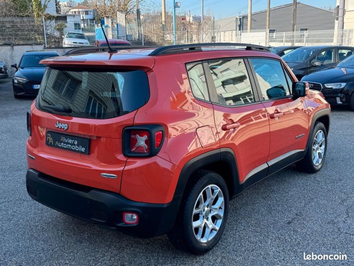 Jeep Renegade Longitude 1.6 JTD 120 Cv Multijet 2WD Jantes Aluminium-Gps-Aide Au Stationnement Orange - 4