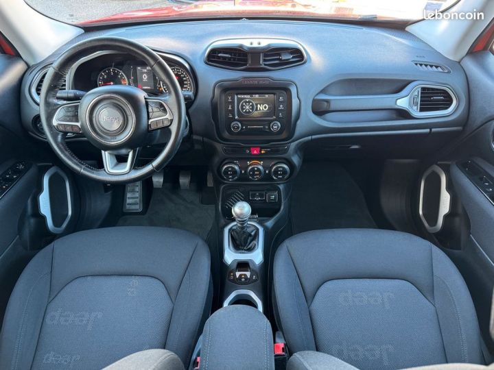 Jeep Renegade Longitude 1.6 JTD 120 Cv Multijet 2WD Jantes Aluminium-Gps-Aide Au Stationnement Orange - 8