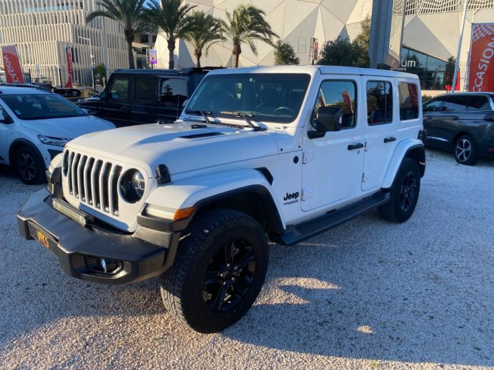 Jeep Wrangler 2.2 JTD Sahara Blanc - 1