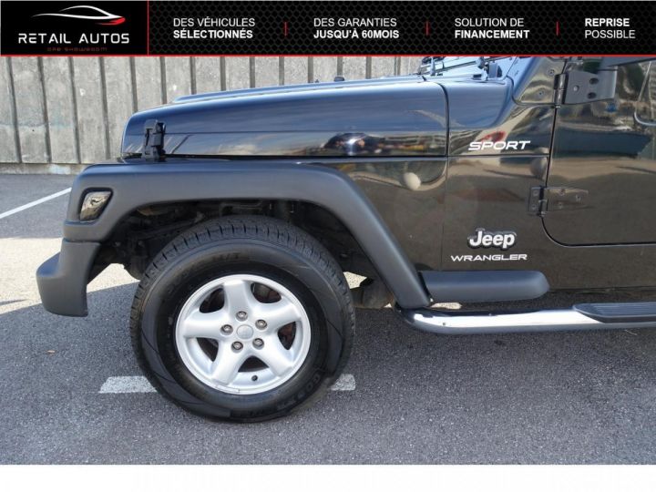 Jeep Wrangler 2.4 143 Sport Noir métallisé - 5