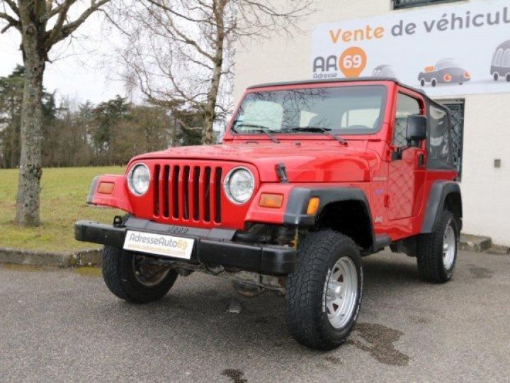 Jeep Wrangler 2,5 TJ 4X4 SPORT     Essence ROUGE - 4