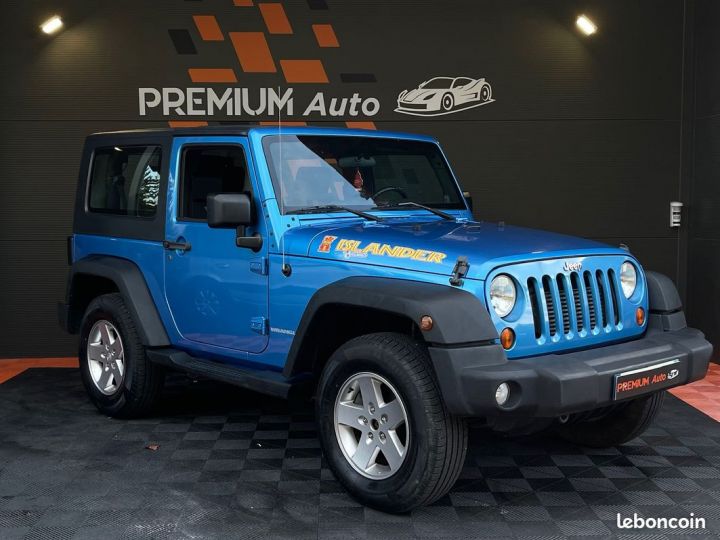 Jeep Wrangler 2.8 CRD 177 Cv Islander 4WD 4 Roues Motrices Attelage Régulateur Ct Ok 2026 Bleu - 2