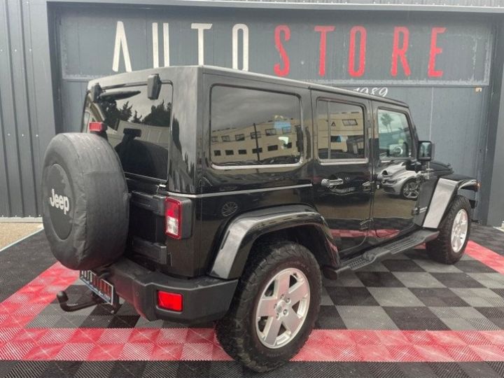 Jeep Wrangler 2.8 CRD 200 FAP UNLIMITED SAHARA BVA Noir - 3