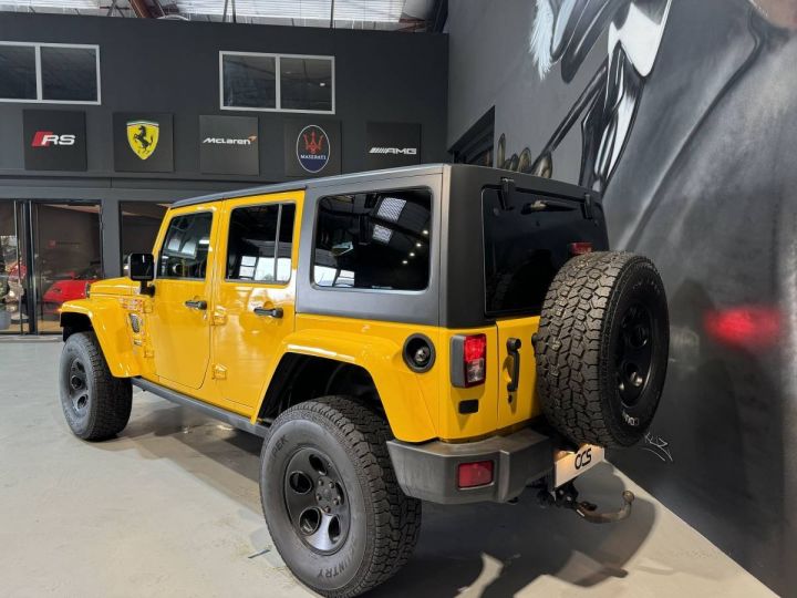 Jeep Wrangler (3) 3.6 V6 RUBICON + Kit Predator / Mode été / Peinture Jaune Hummer / treuil et attelage Jaune - 6