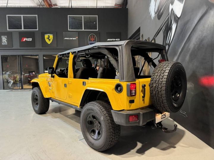 Jeep Wrangler (3) 3.6 V6 RUBICON + Kit Predator / Mode été / Peinture Jaune Hummer / treuil et attelage Jaune - 33