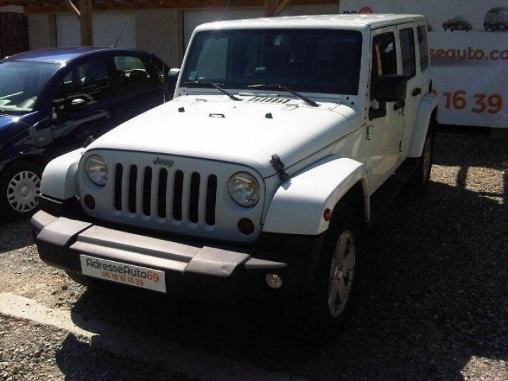 Jeep Wrangler II 2.8 CRD BVA 200 FAP 13CV UNLIMITED SAHARA      Diesel BLANC - 3