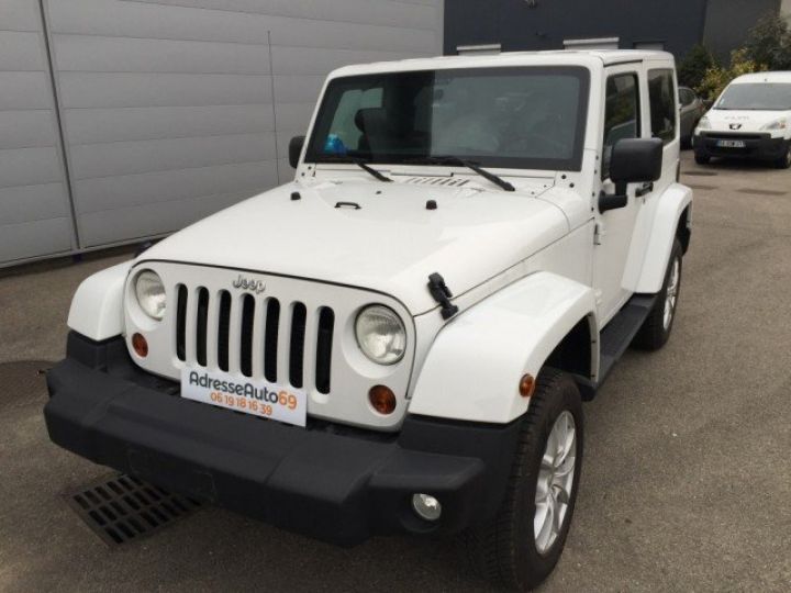 Jeep Wrangler II 2.8 CRD BVA 200 FAP SAHARA      Diesel BLANC - 3