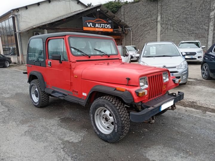 Jeep Wrangler Jeep Wrangler 2.5 I 103 CV Année 1989 Véhicule De Collection Vendu En L'état Rouge - 1