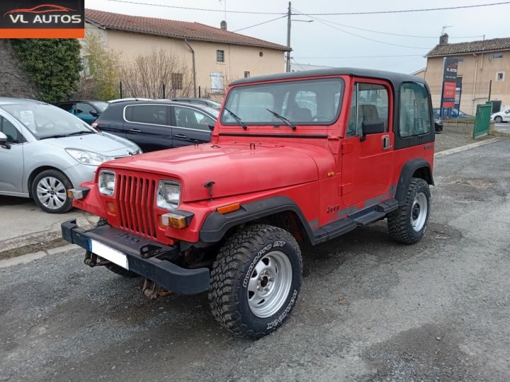 Jeep Wrangler Jeep Wrangler 2.5 I 103 CV Année 1989 Véhicule De Collection Vendu En L'état Rouge - 2