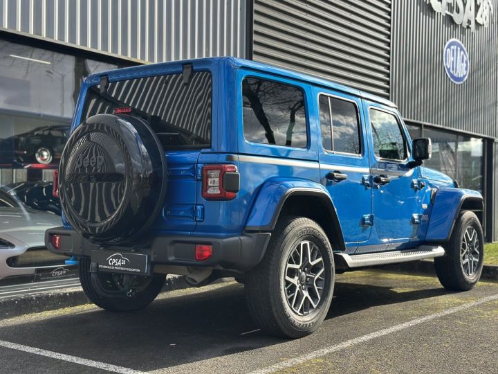 Jeep Wrangler JEEP WRANGLER IV (2) UNLIMITED 4XE 2.0 L T 380 PHEV 4X4 BVA8 OVERLAND  bleu metal - 5