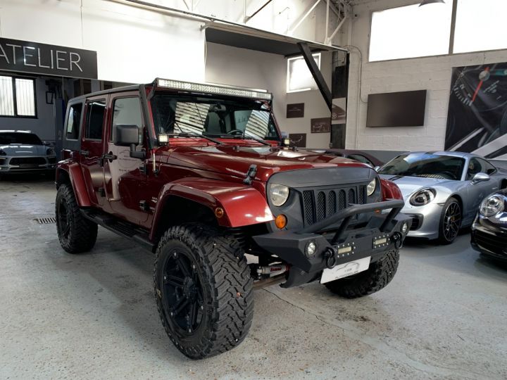 Jeep Wrangler JEEP WRANGLER UNLIMITED 3.8 199CV /BVA/ 5 PORTES /OPTIONS OFF ROAD / SUPERBE Rubis - 16