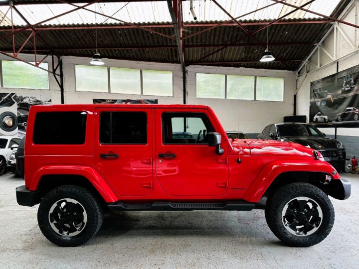 Jeep Wrangler JEEP WRANGLER UNLIMITED 5P / 3.6L 284CV BVA / CAMERA / SUPERBE ETAT Rouge Indien - 5