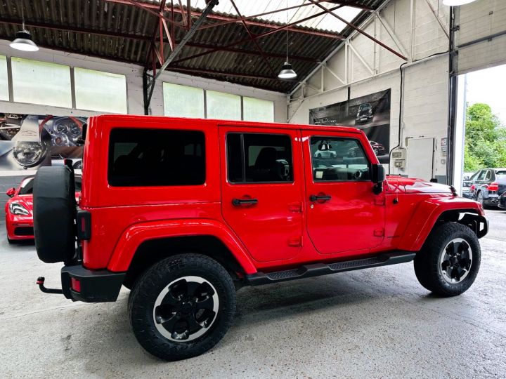 Jeep Wrangler JEEP WRANGLER UNLIMITED 5P / 3.6L 284CV BVA / CAMERA / SUPERBE ETAT Rouge Indien - 6