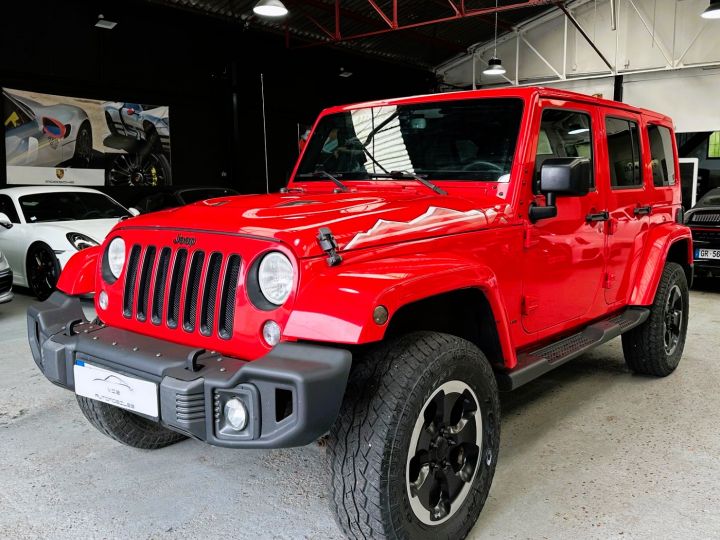 Jeep Wrangler JEEP WRANGLER UNLIMITED 5P / 3.6L 284CV BVA / CAMERA / SUPERBE ETAT Rouge Indien - 1